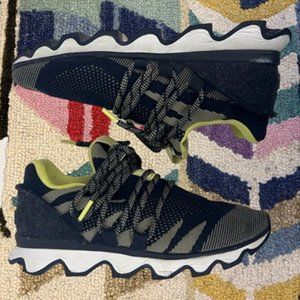 Sorel Navy and Lime Sneakers